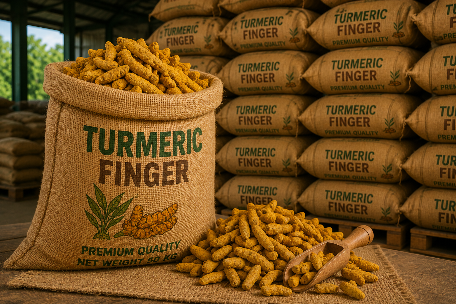 Turmeric Finger Exporter from India