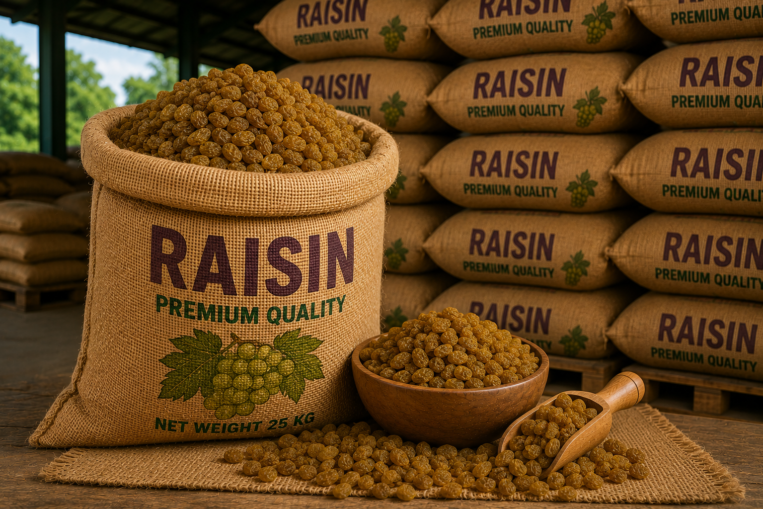 Raisins Exporter from India